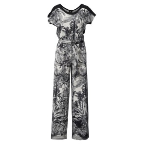 K-Design Jumpsuit A327 Blauw ecru
